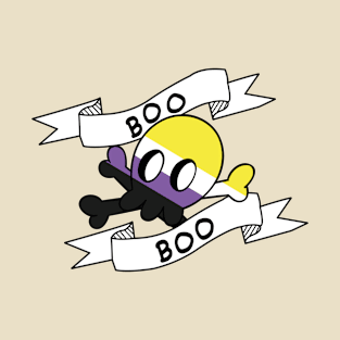 boo boo funny nonbinary T-Shirt