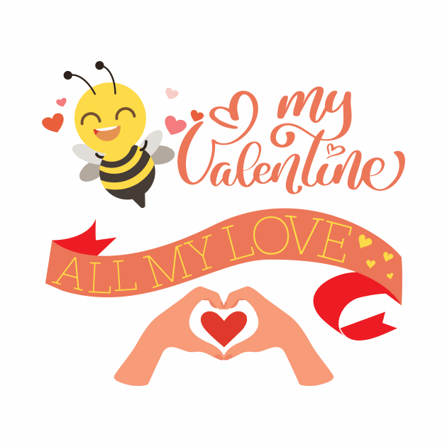 Bee My Valentine by ahlama87