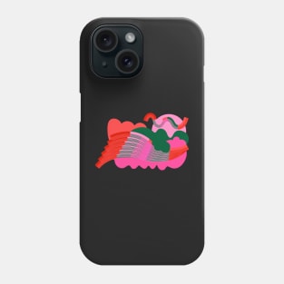 Pink stripe abstract Phone Case