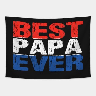 Netherlands Best Papa Ever Dad Dutch Flag Tapestry