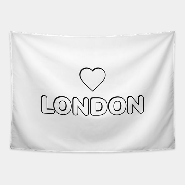 I love London Tapestry by brightnomad