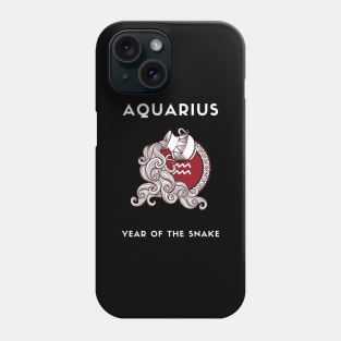 AQUARIUS / Year of the SNAKE Phone Case