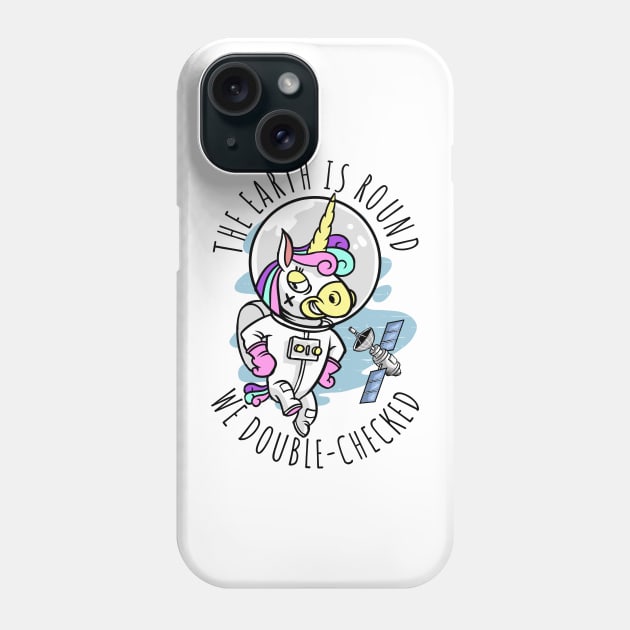 astronaut unicorn Phone Case by Mako Design 