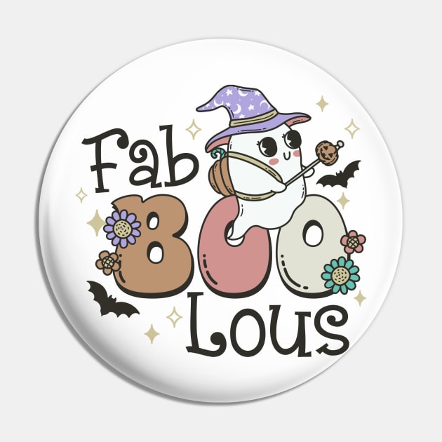 Fab-Boo-Lous Pin by KayBee Gift Shop