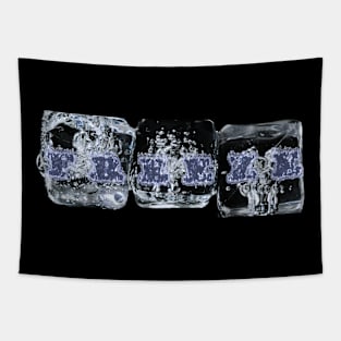 freeze on ice Tapestry