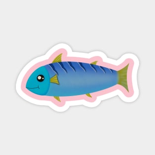 Blue fish Magnet