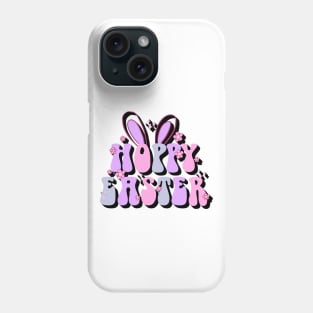 Hoppy easter cute groovy easter design Phone Case