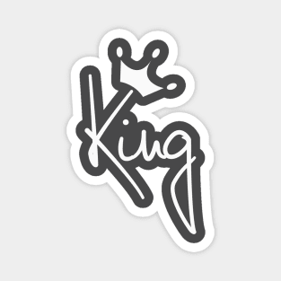 The Crowned King Magnet