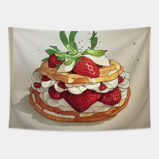 Strawberry Cake Tapestry