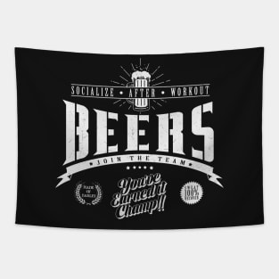 Team Beers (White) Tapestry