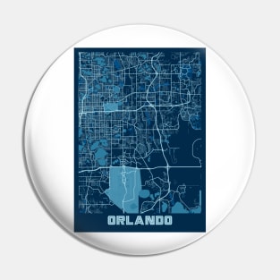 Orlando - United States Peace City Map Pin