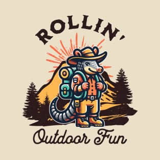 Rollin Outdoor Fun Adveturer Armadillo T-Shirt