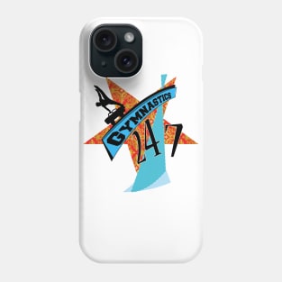 24/7 orange and blue star Phone Case