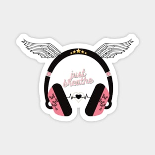 Just Breathe Headphones Design - For The Love of MUSIC Magnet