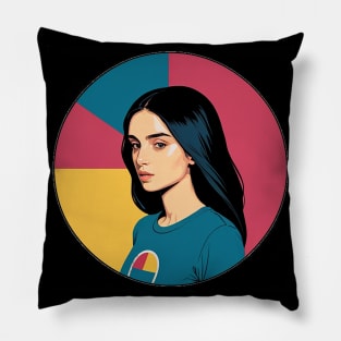 Circular Design of a Modern Woman Pillow