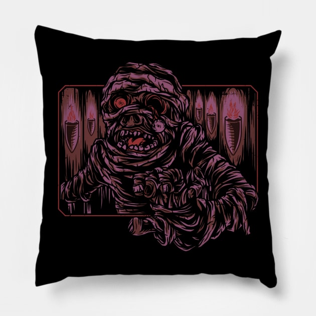 Halloween Mummy Pillow by FunnyHedgehog