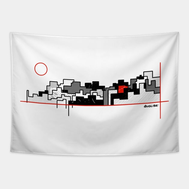 Skyline Tapestry by Quolibri