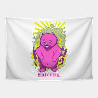 Wild pink Tapestry