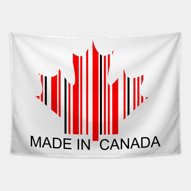 Made in Canada Tapestry by The Lucid Frog