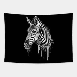 Zebra Protective Measures Tapestry