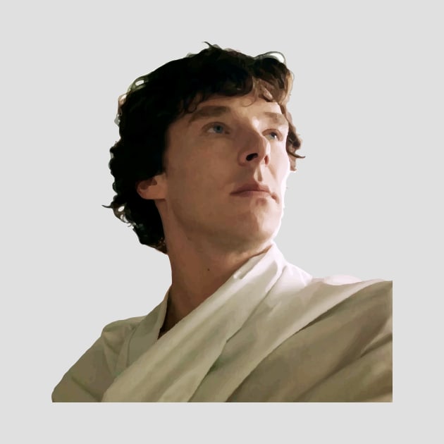 Sherlock in a sheet by lowercasev