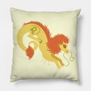 Leo Dragon Pillow