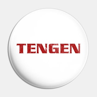 Retro Video Games Tengen Logo Vintage Pin