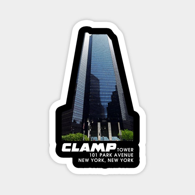 Clamp Tower Magnet by BigOrangeShirtShop