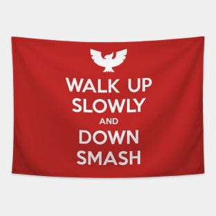 Walk Up Slowly (White) Tapestry