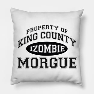 Property of King County Morgue Oval Pillow