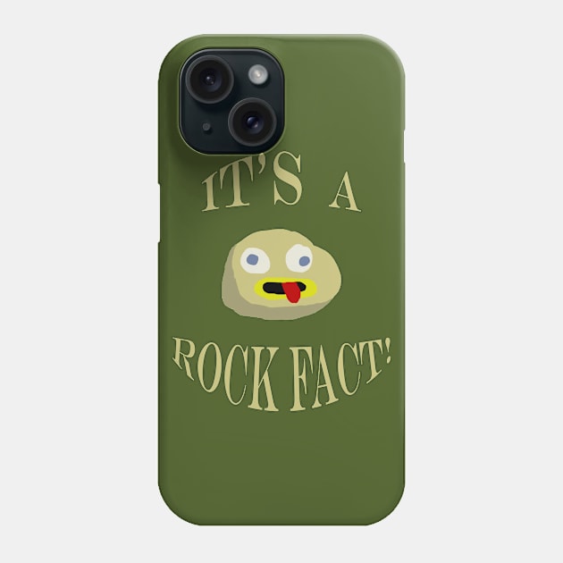 A Rock Fact Phone Case by WonderEggplant