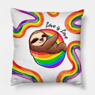 Sloth is love Pillow