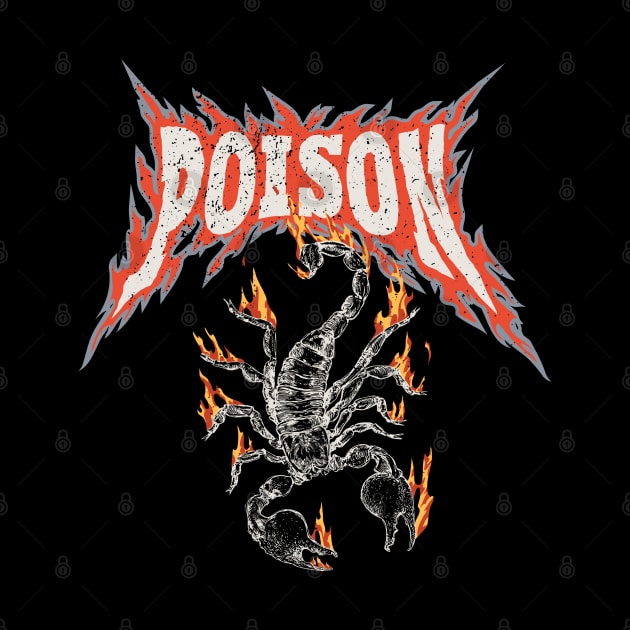 Burning scorpion and POISON quote by NKTN