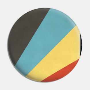 Abstract retro futuristic illustration Pin