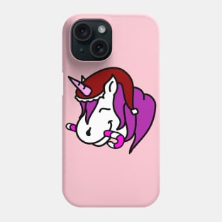 Einhorn in Weihnachtsstimmung Phone Case