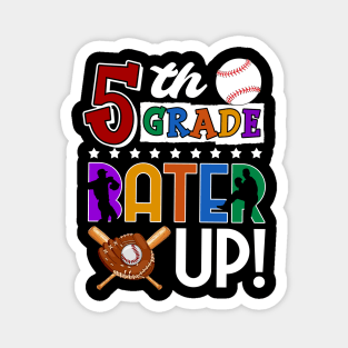 5th Grade Batter-up! Baseball Back to School Magnet