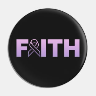 Faith Crohn’s and Colitis Awareness Merchandise Pin