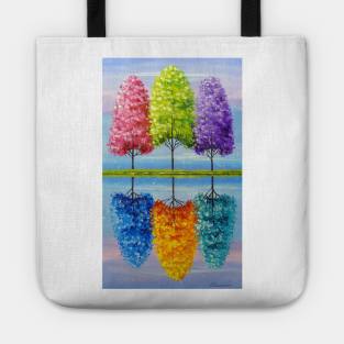 Each tree has its own bright life Tote