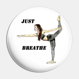 Just Breathe Pin