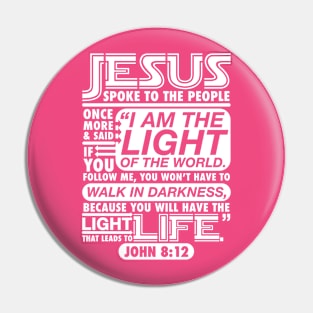 John 8:12 Pin