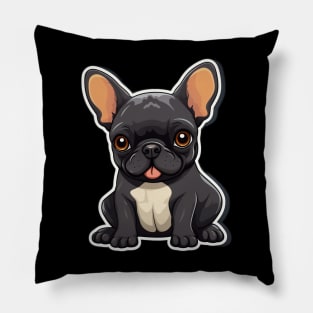 Cute French Bulldog Frenchie Dog Lover Funny Pillow