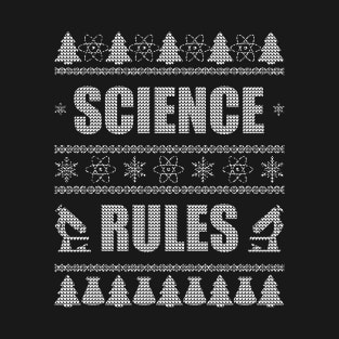 Science Rules Christmas T-Shirt