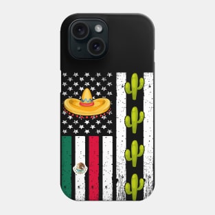 Mexican American Flag Cinco de Mayo Phone Case