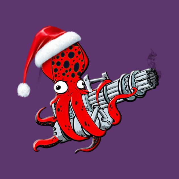 Santa Kraken by squidhunterwa