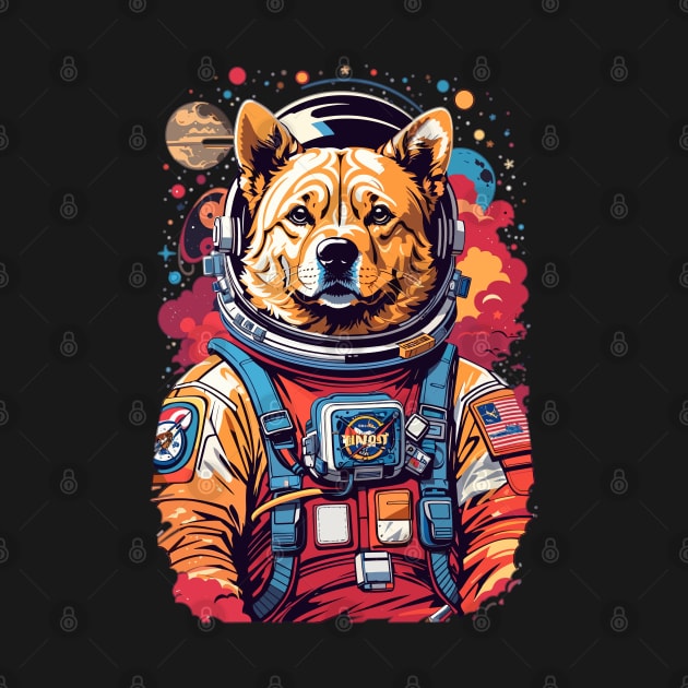 Astro Dog On a Mission to the Stars by famatrix
