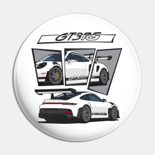 car 911 gt3 rs racing edition detail white Pin