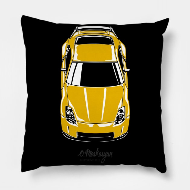 350Z top view Pillow by Markaryan