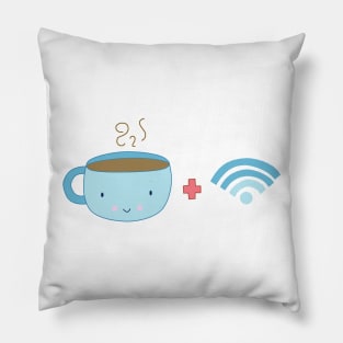 Coffee and Wifi Pillow