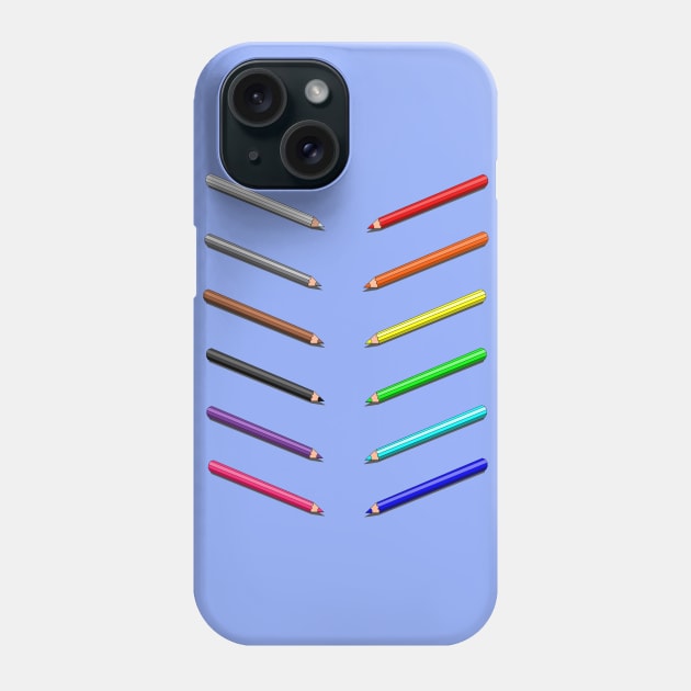 Colouring pencils Phone Case by MelanieJeyakkumar