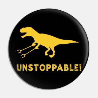 Unstoppable T Rex With Grabbers Long Arms Pin